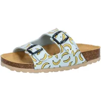 LICO Jungen Unisex Kinder Bioline Universe Pantoletten, Blau/Gelb, 29