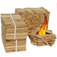 Premium Eiche Anmachholz – Besonders sauberes und trockenes Brennholz – Ideales Anfeuerholz für eine kuschelige Raumwärme - Perfektes Zubehör um Brennholz im Kamin zu entfachen