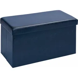 Kiste HOME AFFAIRE "SETTO", schwarz, Kunststoff, MDF, Aufbewahrungsboxen