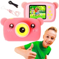Kinderkamera Kinder Kamera Für Kinder 1080p 30FPS LCD Mini Kamera HD ROSA/PINK