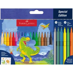 FABER-CASTELL 554222, 24 Farben, Mehrfarbig, Mehrfarbig, Tinte auf Wasserbasis,