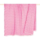 PAD Waffle Kuscheldecke 130 x 170 cm Pink