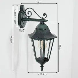 hofstein Viano (E27) Schwarz/Grün