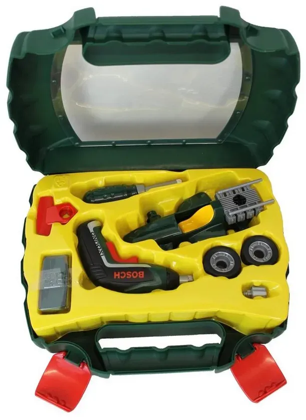 Preisvergleich Produktbild Theo Klein Kinder-Werkzeug-Set Bosch Grand Prix mit Ixolino-Akkuschrauber, Schraubbarer Rennwagen bunt