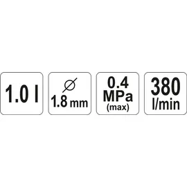 Yato Sprühpistole YT-2346 1L