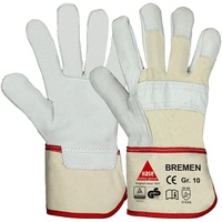 Hase Safety Handschuh Bremen Rindnarbenleder, Größe 10 Lieferumfang: 12 Paar)