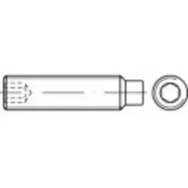 TOOLCRAFT Madenschraube M4 20 mm Stahl 200 Stück