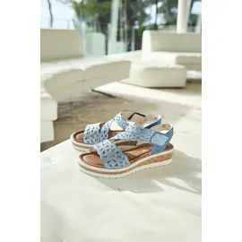 Rieker Keilsandalette Damen Blau 43