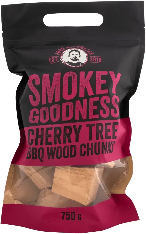 Smokey Goodness BBQ Wood Chunks - Cherry - 750 g