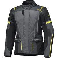 Held Zorro, Textiljacke wasserdicht - Schwarz/Grau/Neon-Gelb - M