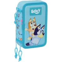 Safta Bluey Triple 36 Units Filled Pencil Case One Size