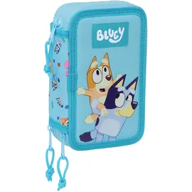 Safta Bluey Triple 36 Units Filled Pencil Case One Size