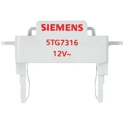 Siemens 5TG7316 DELTA Schalter und Taster LED-Leuchteinsatz für Kontroll-Funktion 12V/50Hz, rot
