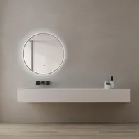 Talos LED Rund Verona Shine in matt schwarz Ø50