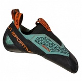La Sportiva Mantra Herren Kletterschuh blau/schwarz/orange - Kletterschuhe - petrol-türkis|schwarz