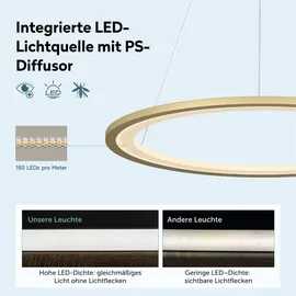 doporro Luvina01 1-flg. 40 cm rund Gold