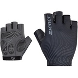 Ziener CLEM Fahrrad/Mountainbike/Radsport-Handschuhe | Kurzfinger - atmungsaktiv,dämpfend, Black, 7