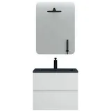 Mai & Mai Badmöbel-Set Waschtisch mit Unterschrank Waschbeckenunterschrank Aqualis 60 cm x 50 cm x 48 cm