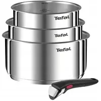 Tefal Zestaw garnków Ingenio Emotion L8964S55 4 ele, Pfanne + Kochtopf, Silber