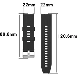 König Design Sport Ersatz Armband für Huawei Watch GT 3 46 mm Silikon Band Loop, Farbe:Rosa - Rosa