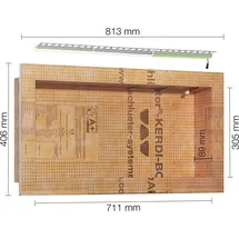 Schlüter-Systems KG Deutschland Wandnische 711 x 305 x 89 Weiß