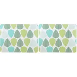 Premier Housewares Green Leaf Tischsets, 4er Set, Kork (Packung mit 2)