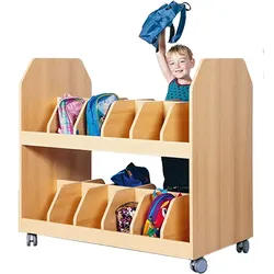 Taschenwagen mit Trennungen