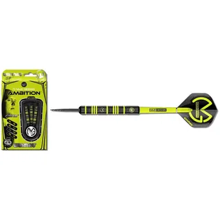 WINMAU Michael Van Gerwen MvG Ambition 22g Profi Brass Steeltip Dartpfeile Set mit Flights und Schäfte