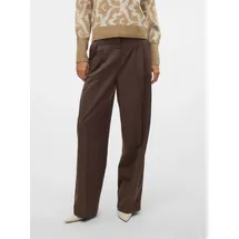 Vero Moda VMNILA MW Loose Dad Pant Noos Stoffhose Braun 36 32