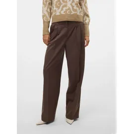 Vero Moda VMNILA MW Loose Dad Pant Noos Stoffhose Braun 36 32
