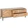 Mendler HWC-L95 TV-Rack 56x145x43cm Natur Holz, Metall, MDF