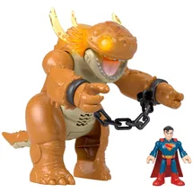 Imaginext Superman Imaginext Actionfigur 7,6 cm und Monster 25 cm, mehrfarbig