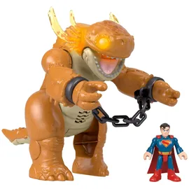 Imaginext Superman Imaginext Actionfigur 7,6 cm und Monster 25 cm, mehrfarbig