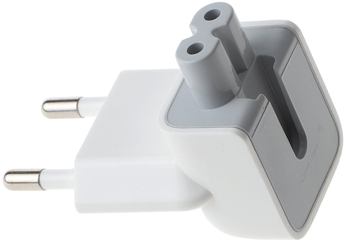 BEYEE AC Adapter Europa Stecker Reise-Ladegerät Konverter Ersatzanschluss für iPod, iPhone, iPad, Tablets, MacBook AC Netzteil (1xEU Stecker) Weiß