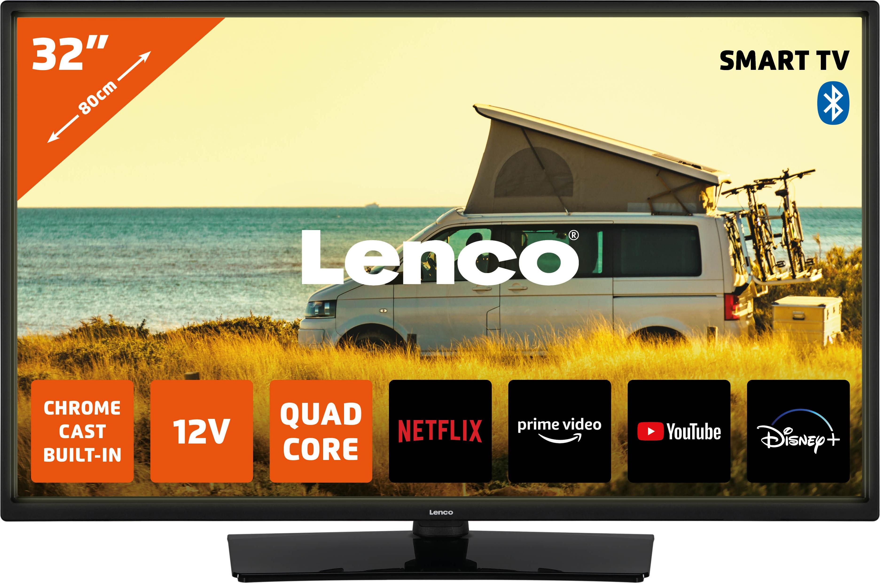 Lenco LED-3263BK 32-Zoll Android-Smart-TV (32", LED, HD), TV, Schwarz