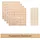 BM Massivholz Sichtschutzzaunpfosten 180 x 180 cm beige Massivholz 4 St.
