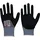 Leipold Handschuhe LeikaFlex® Brilliant Gr.8 grau/schwarz PSA II 12 PA LEIPOLD