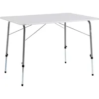 Bo-Camp Campingtisch Höhenverstellbar 100x70 cm Grau