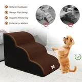 Hundetreppe Katzentreppe Rutschfest Hunderampe bis 10 kg Hund Katze, Höhe 40 cm