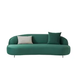 SOHO Sofa  3-sitzig   ¦ grün ¦ Maße (cm): B: 224 H: 80 T: 106.0