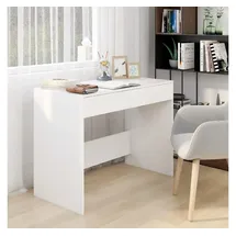 vidaXL Schreibtisch Weiß 101x50x76,5 cm Holzwerkstoff