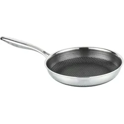 Bratpfanne Ø28 cm Edelstahl Induktion Pfanne Schmorpfanne Antihaftbeschichtung