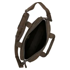 Marc O'Polo Aktentasche Leder 37 cm Laptopfach braun