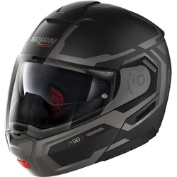Nolan N90-3 Driller N-Com Helm, zwart-grijs, S