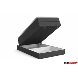 Deine Möbel 24 Boxspringbett 100 x 200 cm H3 Grau