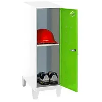 Simonrack Spind SIMONLOCKER DISM weiß, grün 8425437120879, 1 Schließfach