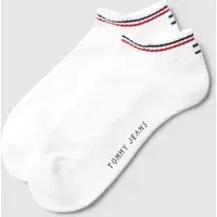 Sneakersocken mit Kontraststreifen im 2er-Pack, Weiss, 43/46