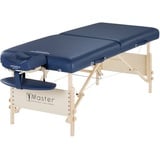 Master Massage 76cm Coronado Mobil Klappbar Massageliege Therapiebett Massagebank Kosmetikliege Portable Beauty Bed, Königsblau