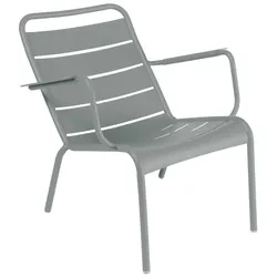 Fermob Luxembourg tiefer Sessel lapilligrau