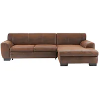Home Affaire Ecksofa »Nika zeitlos und elegant, L-Form« wahlweise mit Bettfunktion, auch in Cord braun